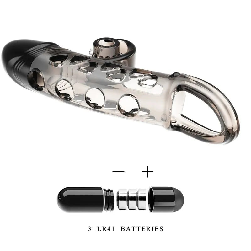 Cockring Vibrante Noir En Tpe Pour Érection Prolongée