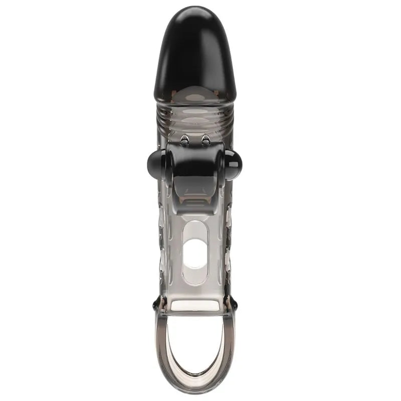 Cockring Vibrante Noir En Tpe Pour Érection Prolongée