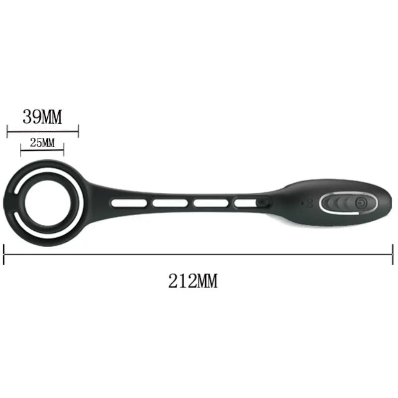 Cockring Vibrateur Prostatique Silicone Waterproof