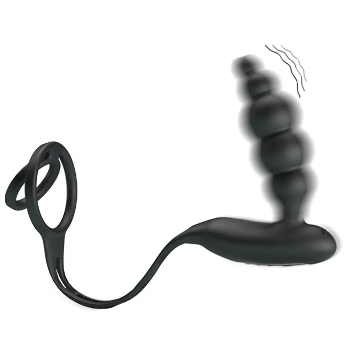 Cockring Vibrateur Prostatique Silicone Waterproof