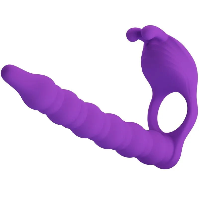 Cockring Vibrateur Prostatique Silicone Étanche Haute Qualité