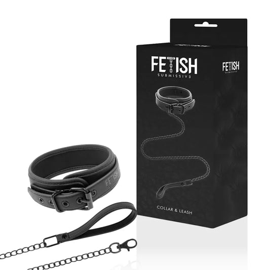 Collier BDSM Cuir Végétalien Anti-allergique