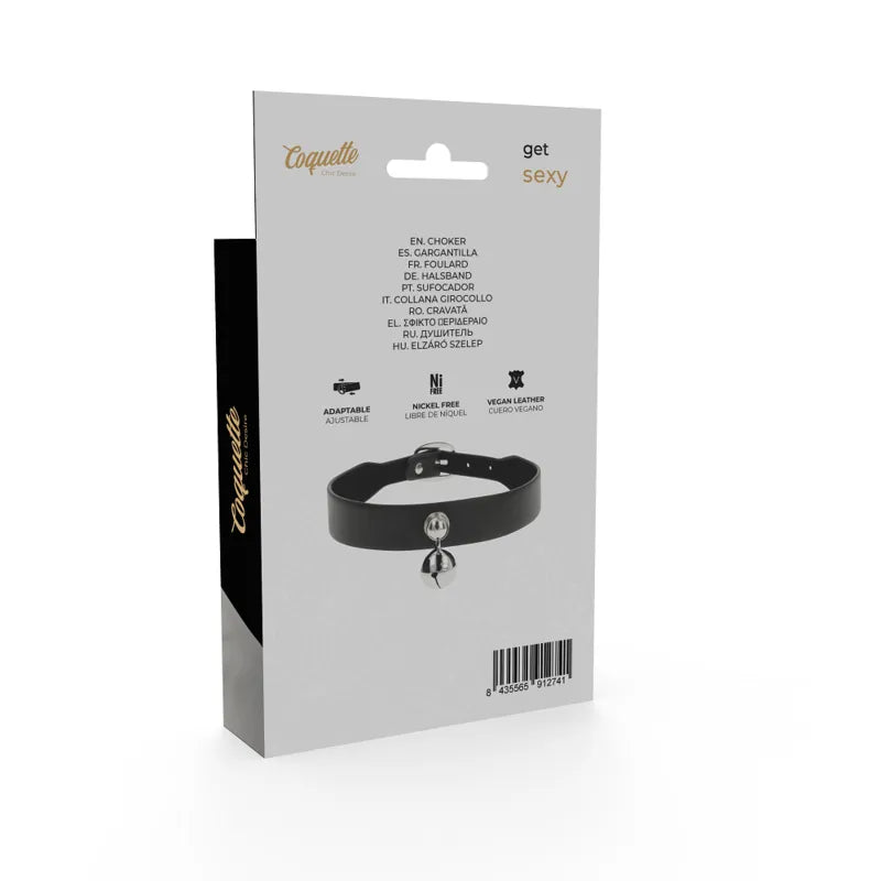 Collier chic cuir vegan ajustable ethique