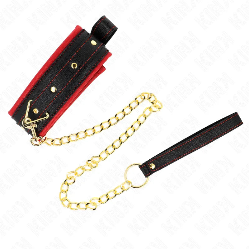 Collier Laisse Bdsm Cuir Élégant