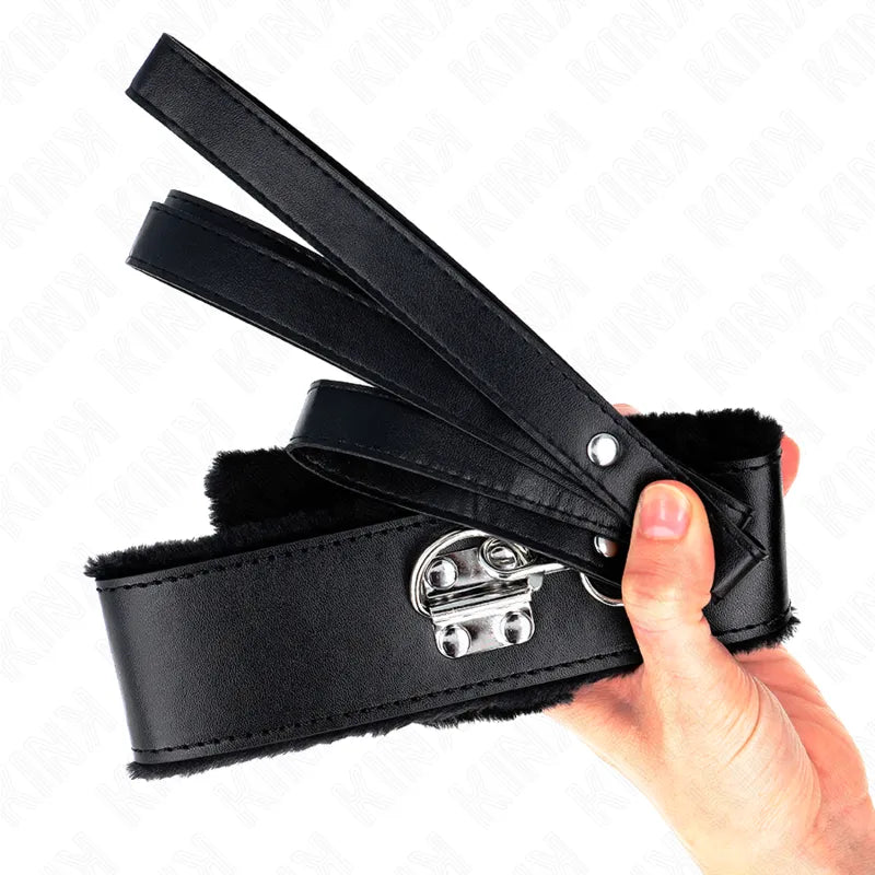 Collier BDSM cuir élégant ajustable et confortable