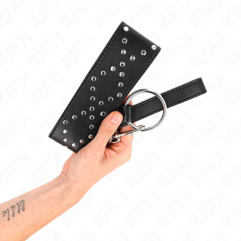 Collier BDSM Cuir Végétalien Élégant et Confortable
