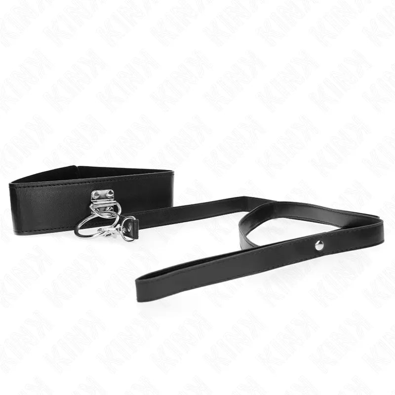 Collier BDSM cuir véritable élégant réglable confort optimal