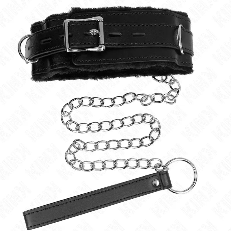 Colliers Laisse Bdsm Cuir Élégants Kink
