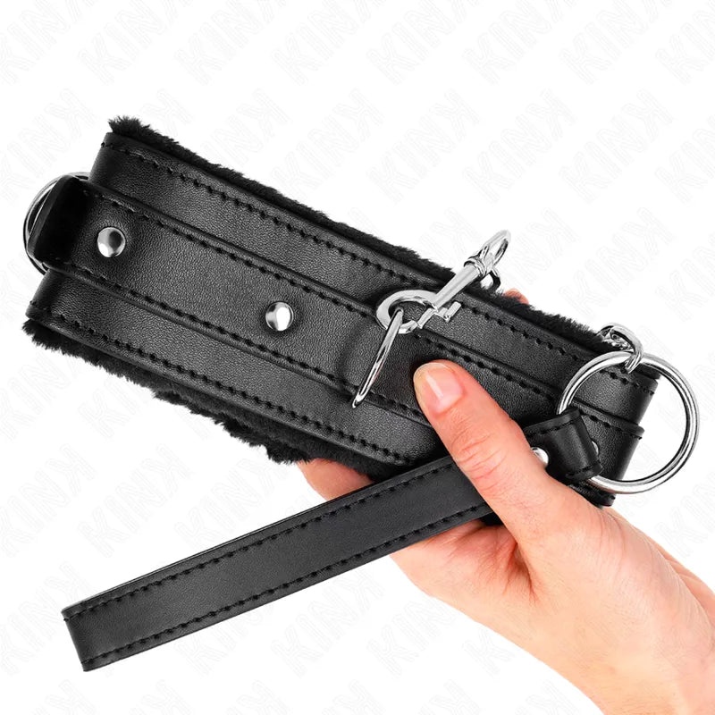 Colliers Laisse Bdsm Cuir Élégants Kink