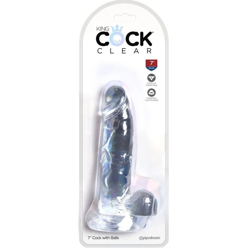 Consolateur Réaliste Translucide King Cock Clear