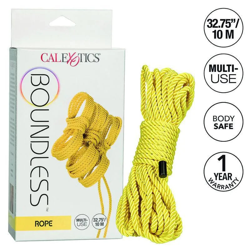 Corde Bdsm Jaune En Coton Polyester