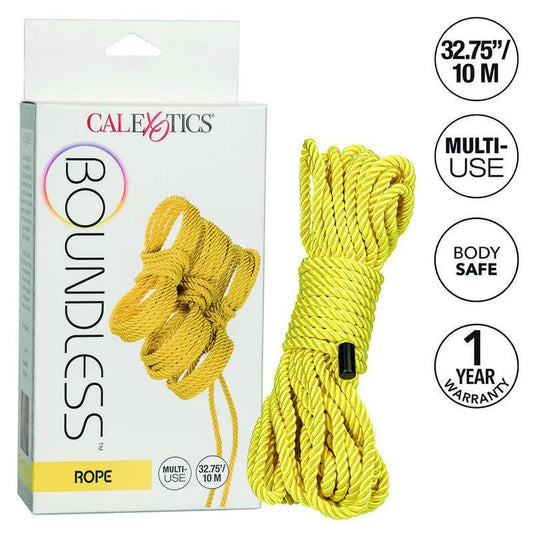 Corde Bdsm Jaune En Coton Polyester