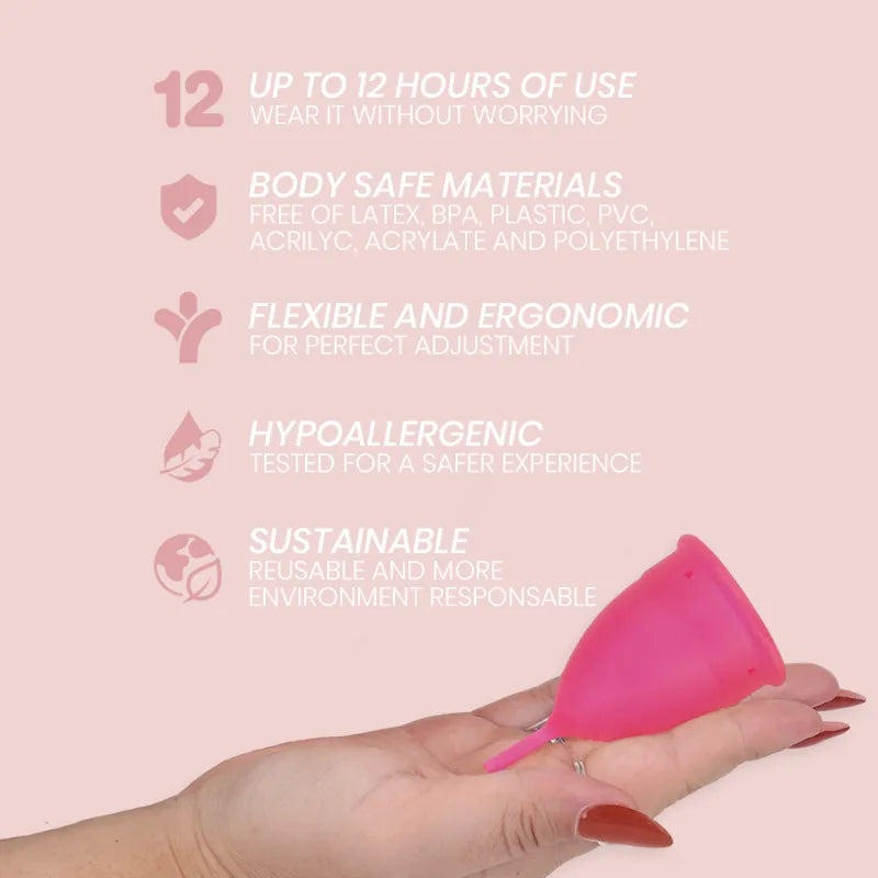 Coupe Menstruelle Silicone Médical Biocompatible