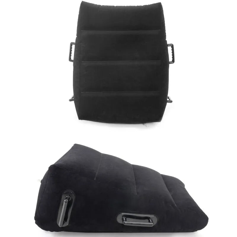 Coussin Érotique Gonflable Noir Polyvalent