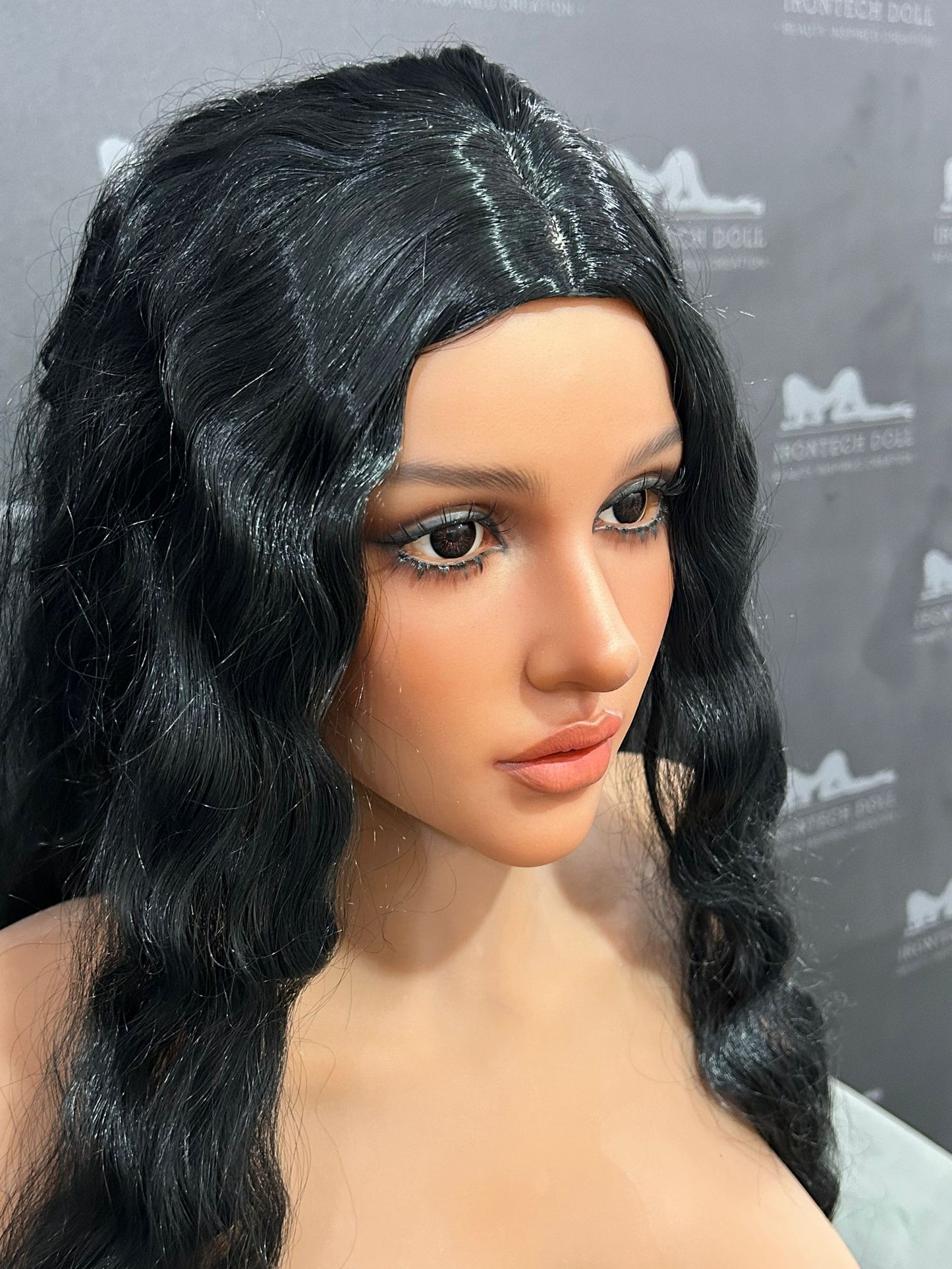 EU In Stock - 159cm/5ft3 E-Cup Silicone Head Sex Doll SG2 - Cecily Dark Tanned