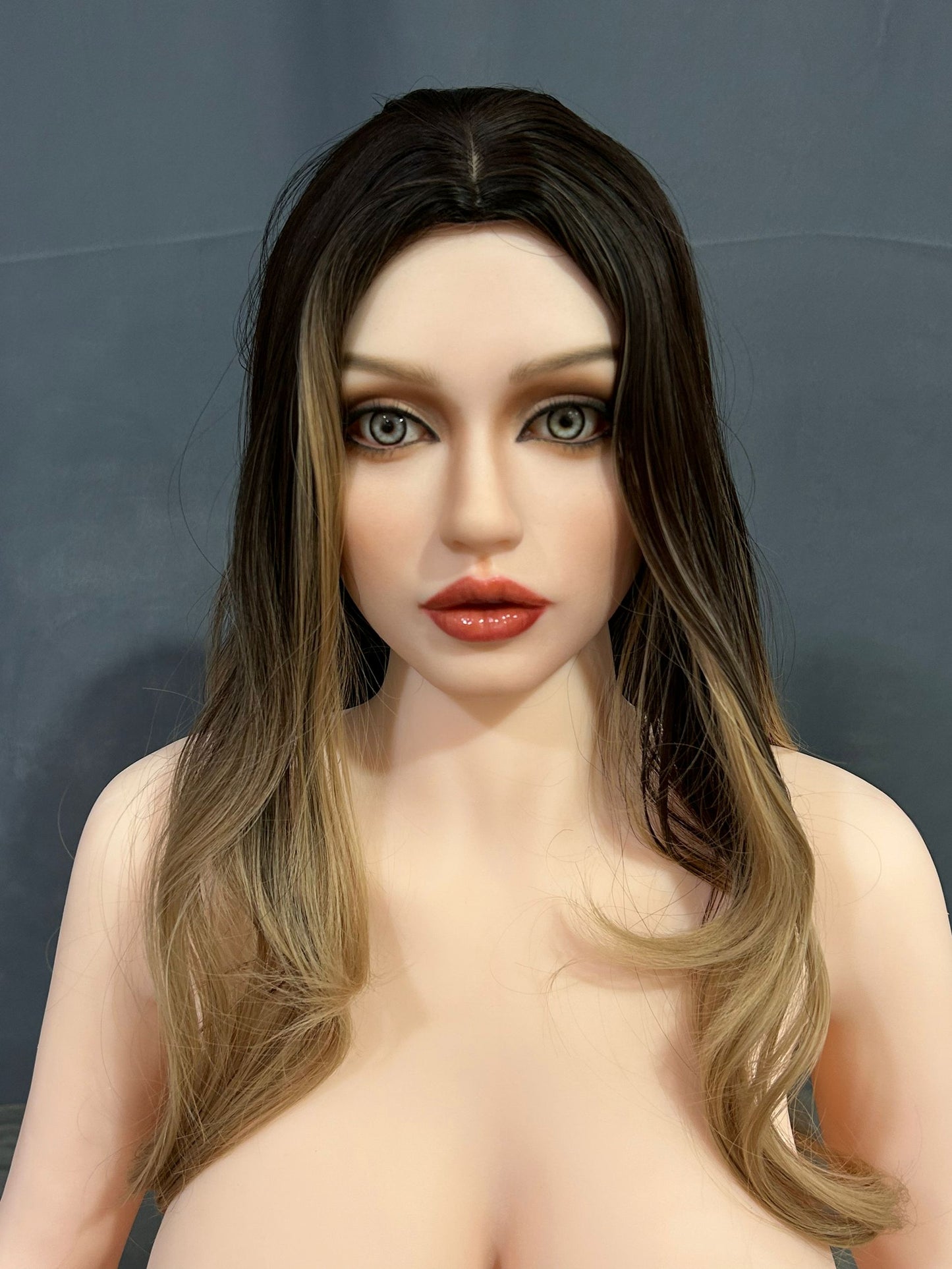EU In Stock - 159cm/5ft3 E-Cup Silicone Head Blonde Sex Doll SG3 - Ada Natural