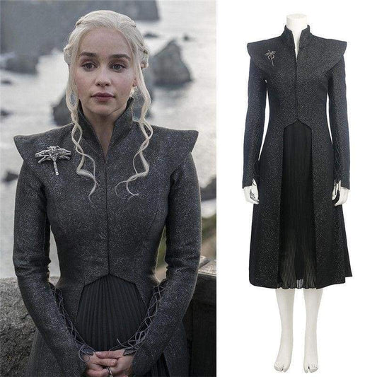 Costume de cosplay de la Mère des Dragons de la saison 7 de Game of Thrones de Daenerys Targaryen