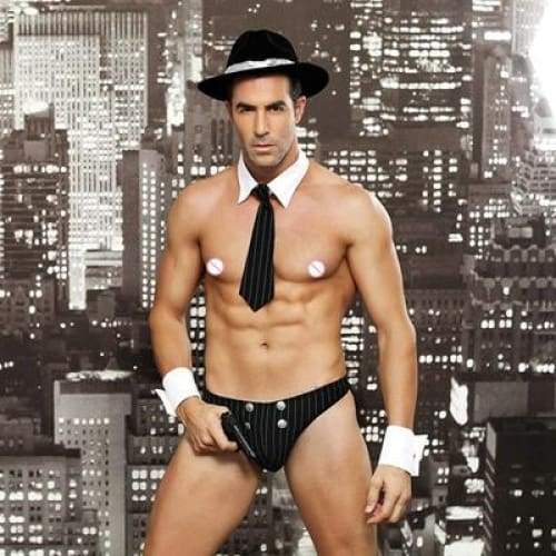 Detective - Sexy Underwear Set Erotic Costume For Man