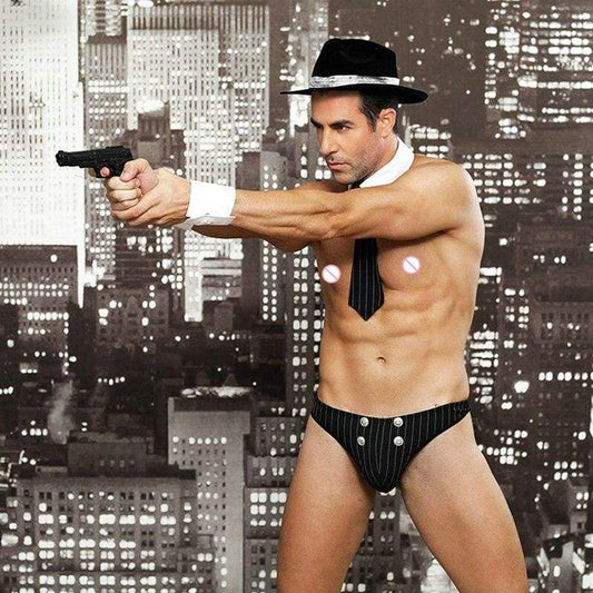 Detective - Sexy Underwear Set Erotic Costume For Man