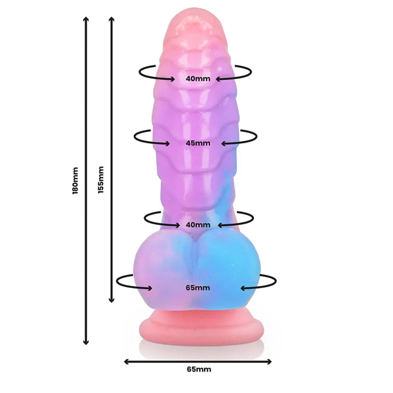 Dildo Silicone Haute Qualité Ventouse 18 Cm