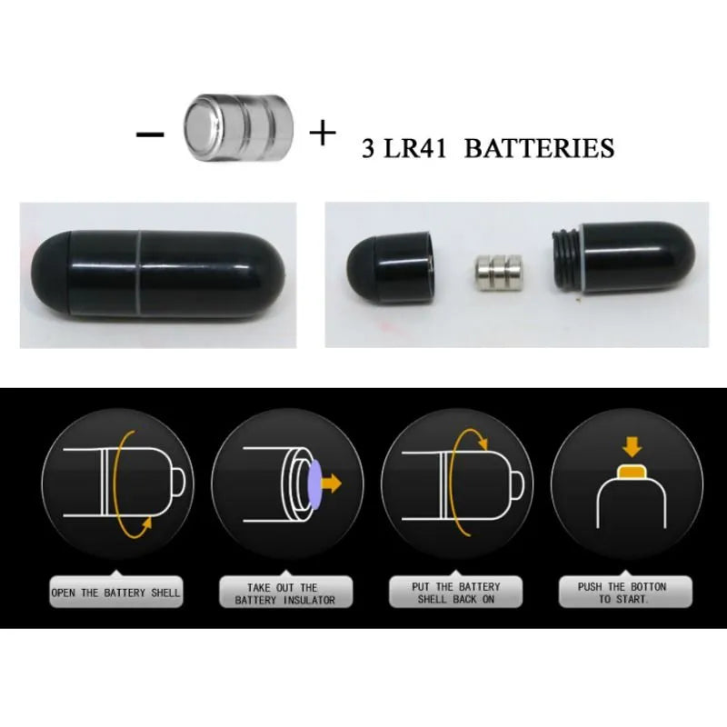 Double Anneau Vibrant Retardateur Éjaculation Silicone Noir