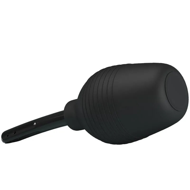 Douche Anale En Silicone Noire Rechargeable