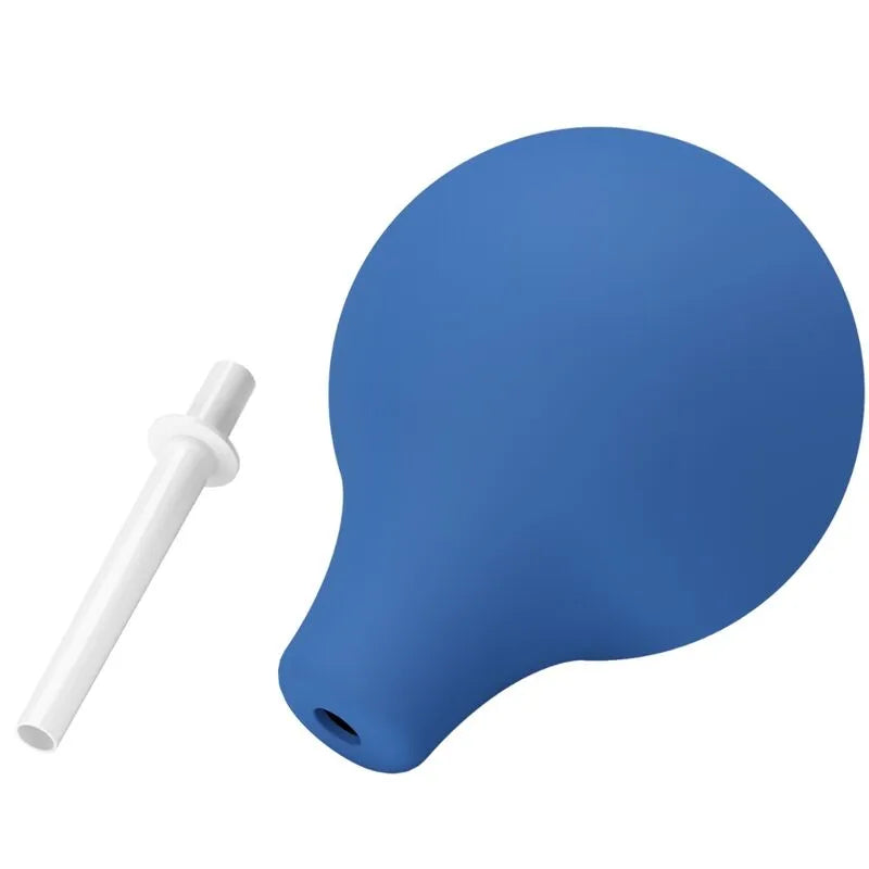 Douche Anale Rechargeable Bleu Caoutchouc