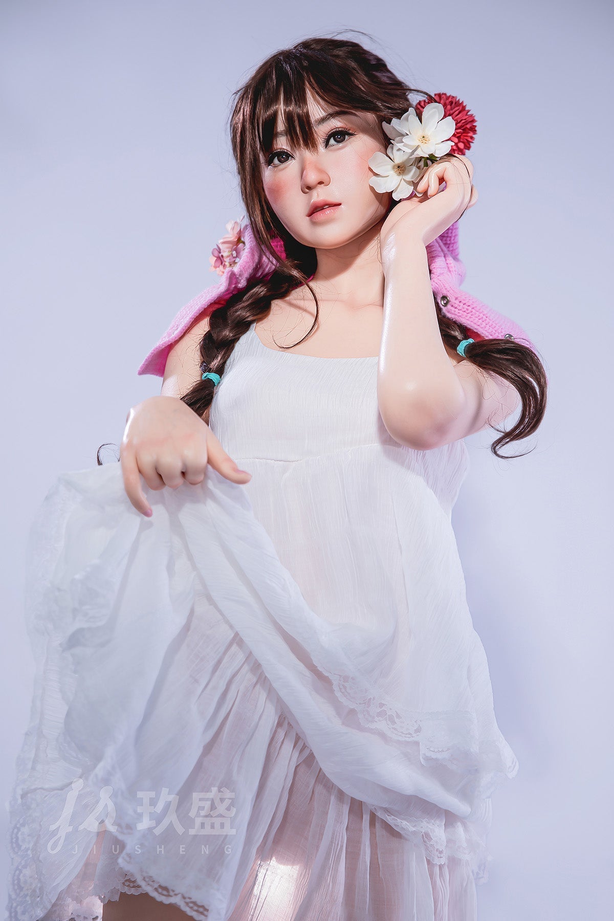 150cm/4ft11 B-Cup Silicone Sex Doll #56 - Enya