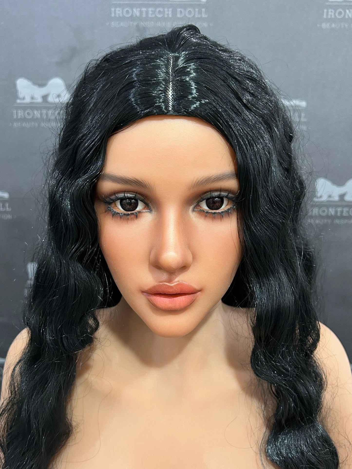 EU In Stock - 159cm/5ft3 E-Cup Silicone Head Sex Doll SG2 - Cecily Dark Tanned