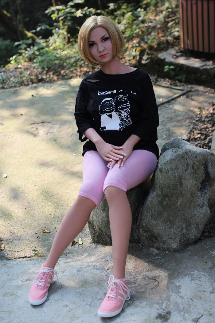 158cm/5ft2 B-cup Short hair Pregnant TPE Sex Doll –69#3