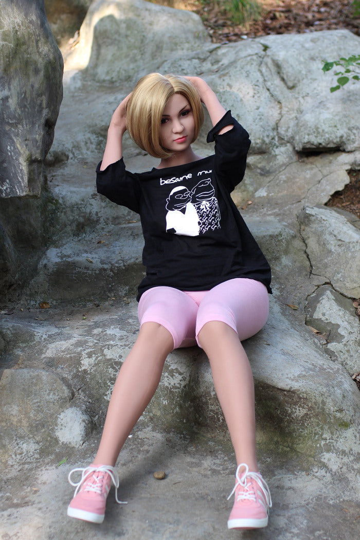 158cm/5ft2 B-cup Short hair Pregnant TPE Sex Doll –69#3