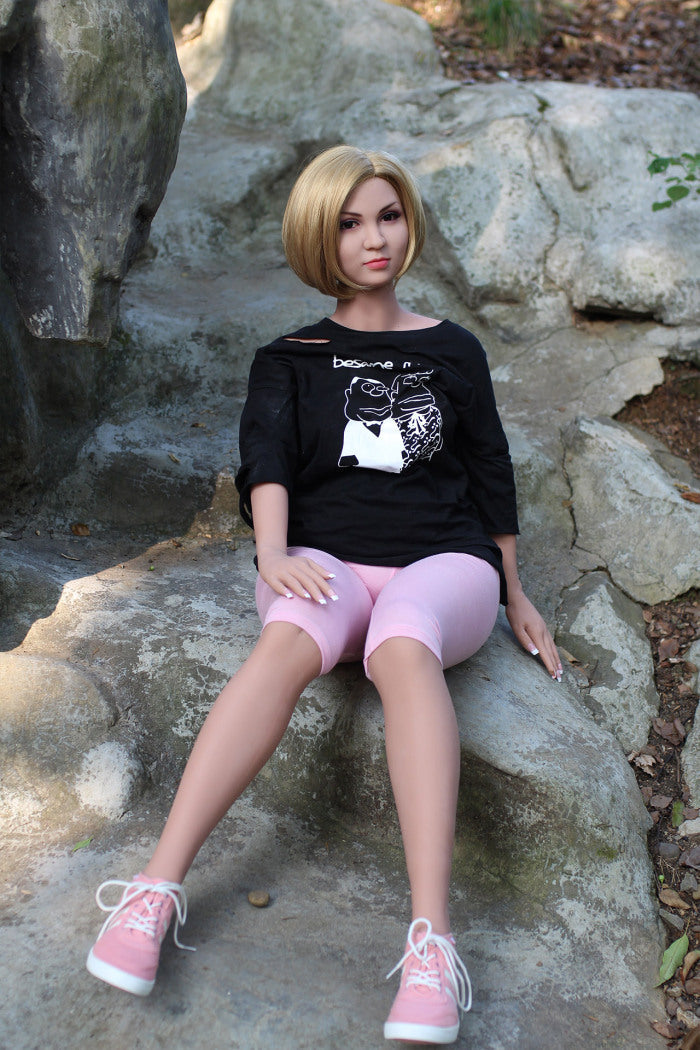 158cm/5ft2 B-cup Short hair Pregnant TPE Sex Doll –69#3