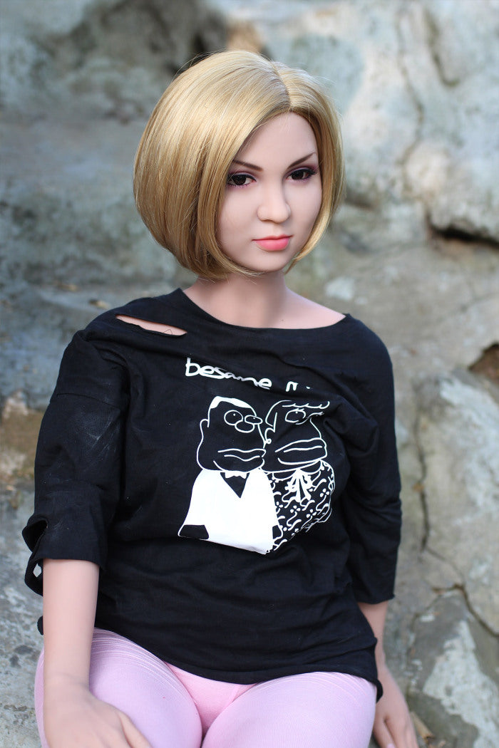 158cm/5ft2 B-cup Short hair Pregnant TPE Sex Doll –69#3