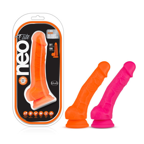 7,5" Dildo aus Silikon mit doppelter Dichte