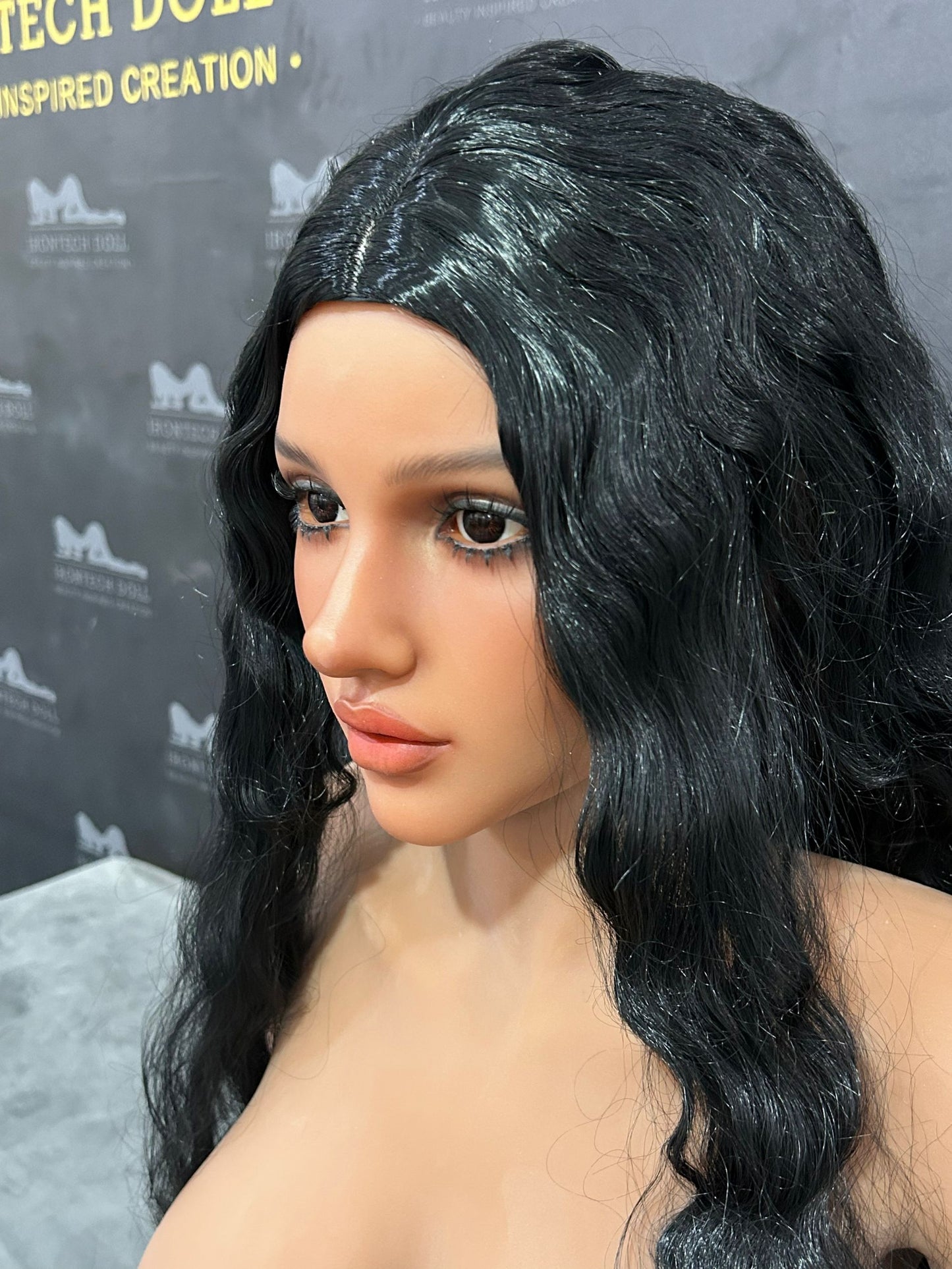 EU In Stock - 159cm/5ft3 E-Cup Silicone Head Sex Doll SG2 - Cecily Dark Tanned