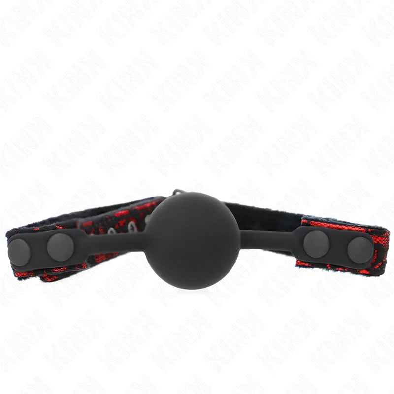 Gag BDSM Silicone Confort Sécurité Ajustable