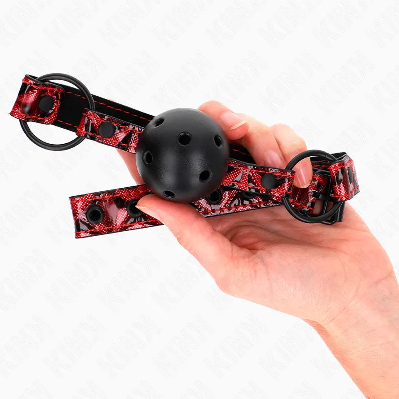 Gag BDSM en Silicone Doux Ajustable Confort Optimal