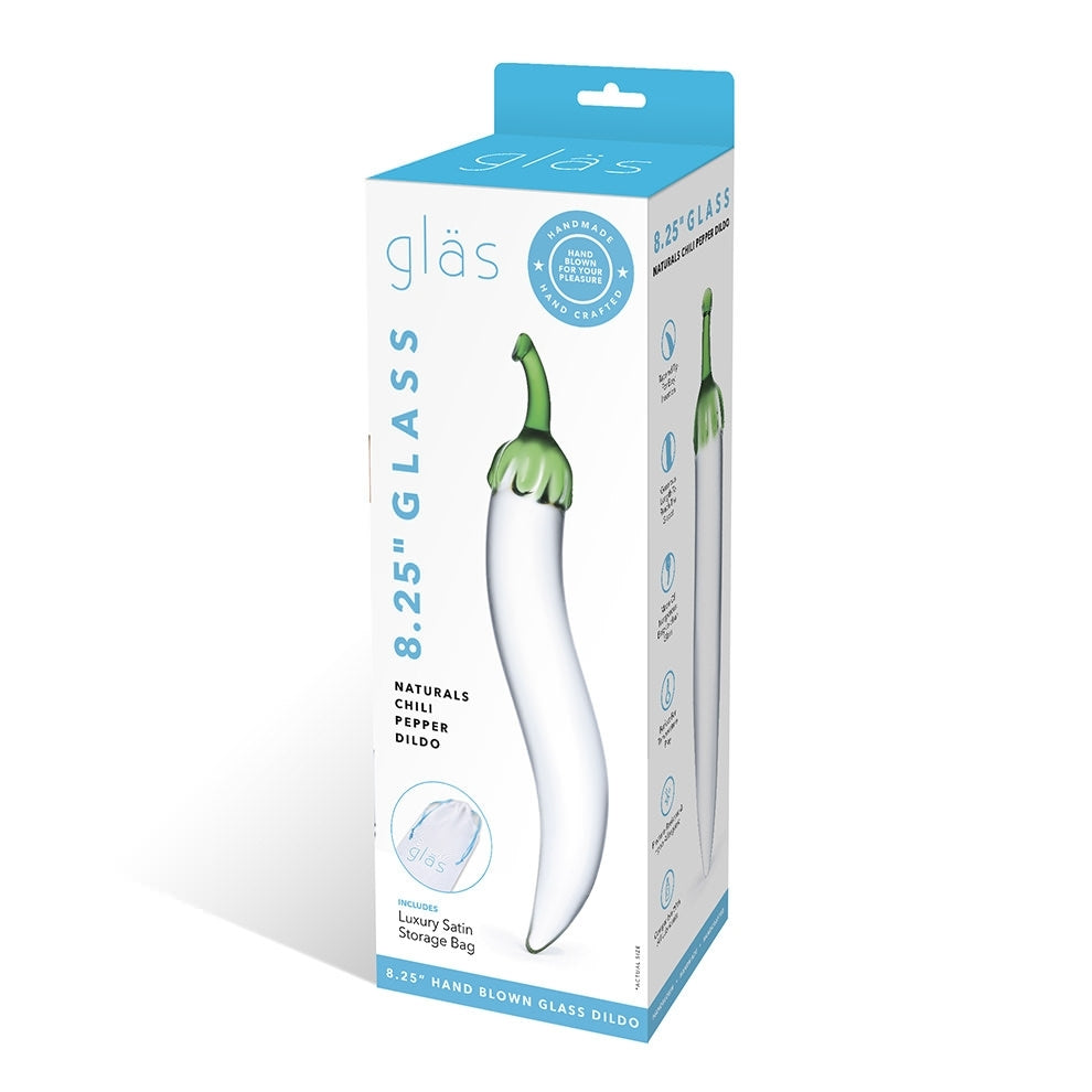 Glass Naturals Chili Pepper Dildo