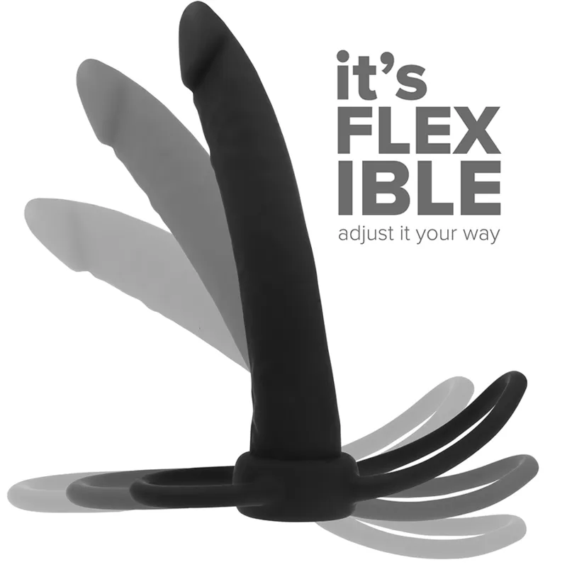Gode Anal En Silicone Noir Luxe