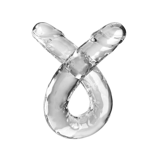 Gode ​​Double Pénétration Tpe Flexible Réaliste