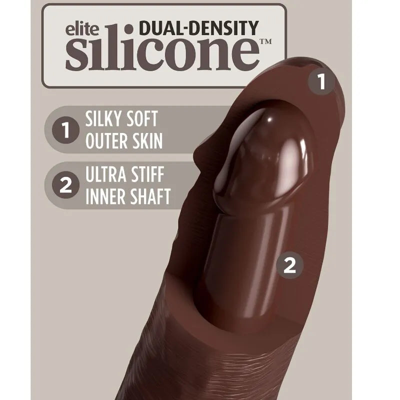 Gode Silicone Réaliste Doux Ventouse 21cm
