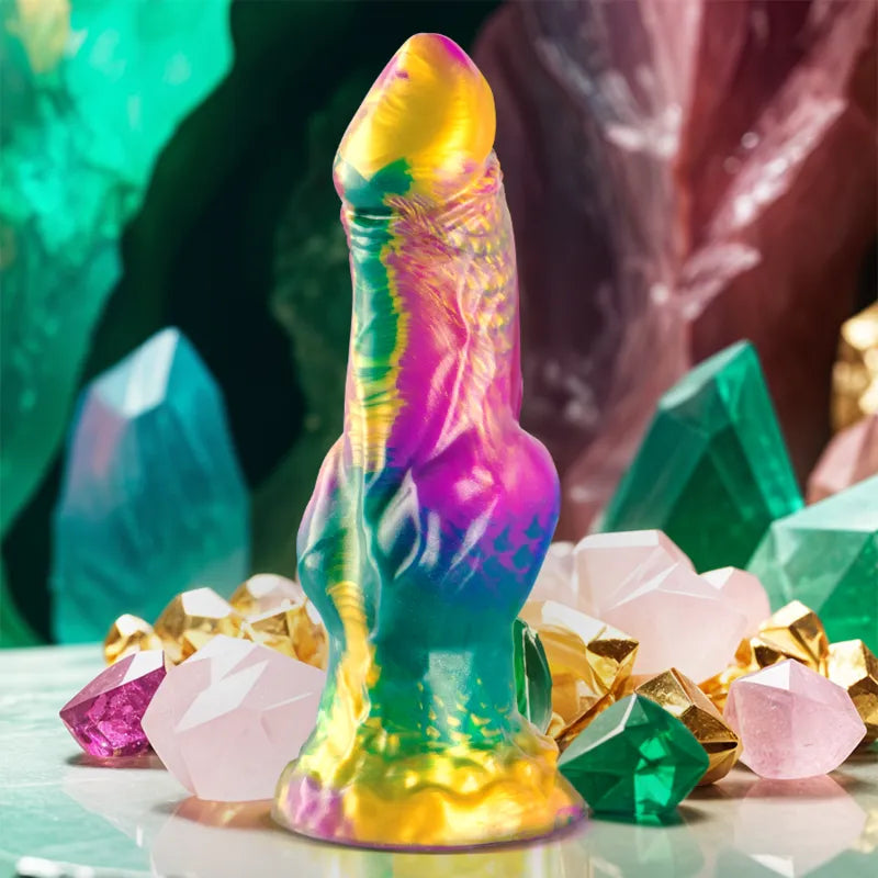 Gode En Silicone Mythologique Vibrant