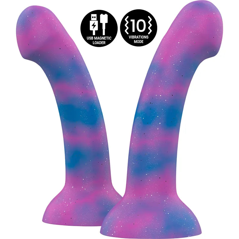 Gode Fantaisie Galactique Silicone Vibrante
