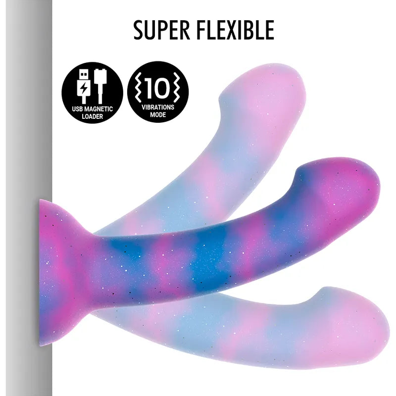 Gode Fantaisie Galactique Silicone Vibrante
