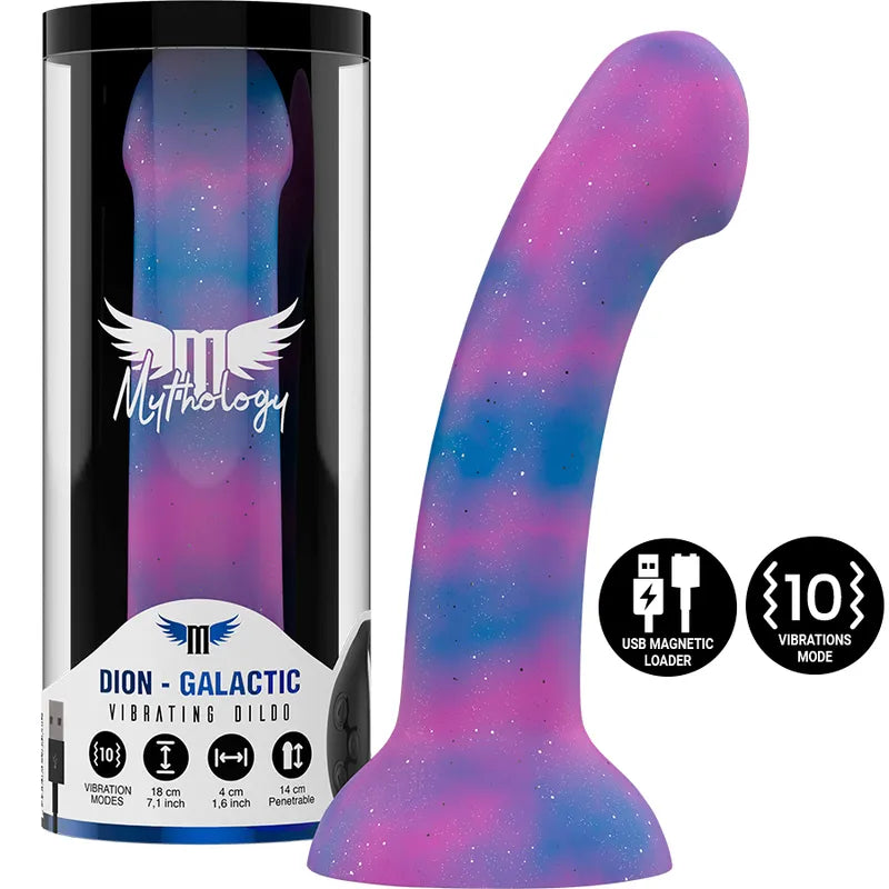 Gode Fantaisie Galactique Silicone Vibrante