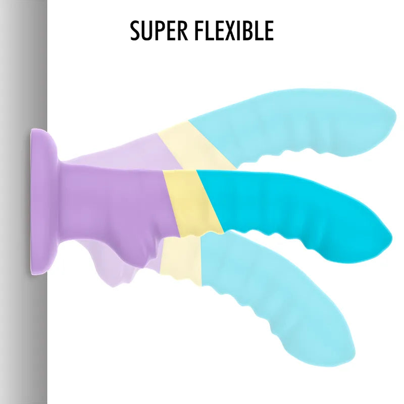 Gode Fantaisie Pastel Silicone Taille M