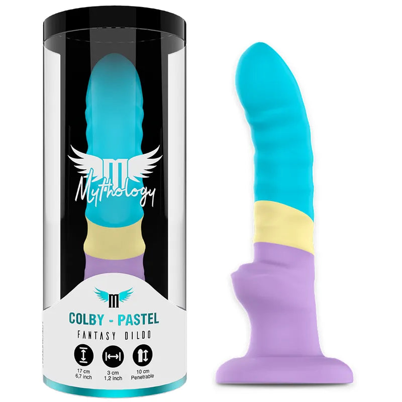 Gode Fantaisie Pastel Silicone Taille M