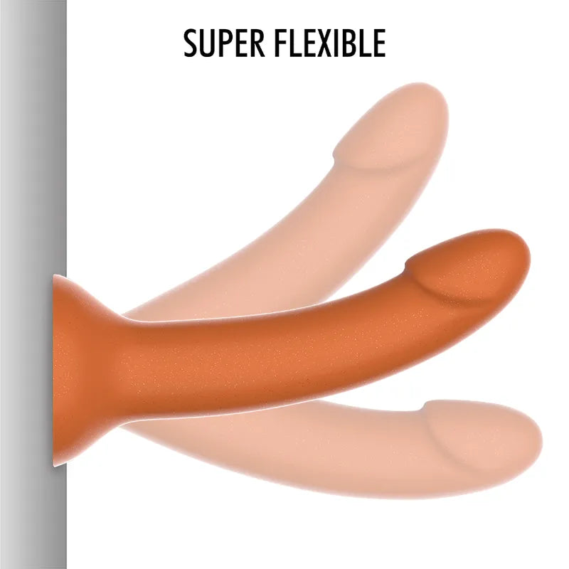 Gode Fantasy Silicone Doré Pegging