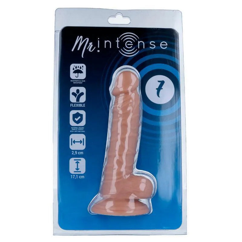 Gode Réaliste Ventouse Hypoallergénique 17cm