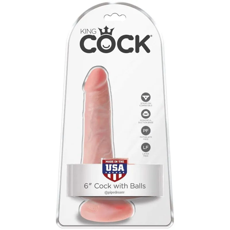 Gode ​​Réaliste King Cock Pvc Hypoallergénique